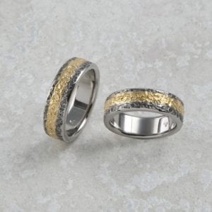 Mehrfarbige Eisschlagringe