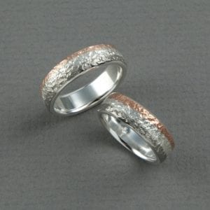 Mehrfarbige Eisschlagringe