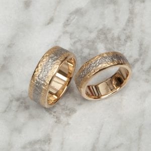 Mehrfarbige Eisschlagringe