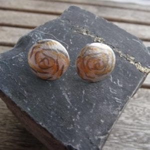 Mokume Gane Tellerohrestecker