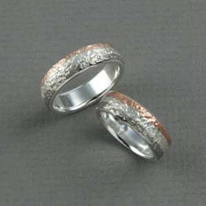 Mehrfarbige Eisschlagringe