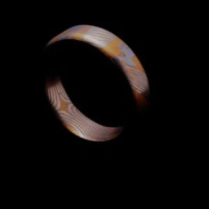Mokume Gane Ring mit Platin