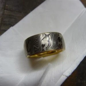 Mokume Gane Ring Corinthium Aes