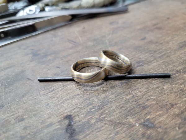 Mokume Gane Ringe